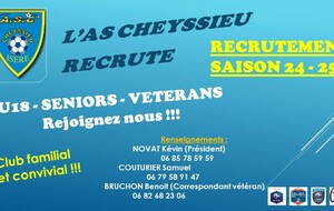 Recrutement seniors vétérans