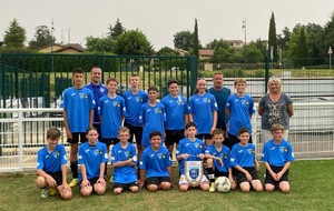 Remise maillot U13 champion Isère